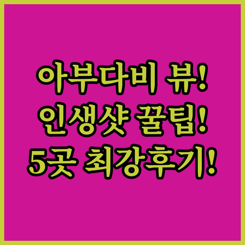 사디야트 해변부터 시내까지 아부다비 ..