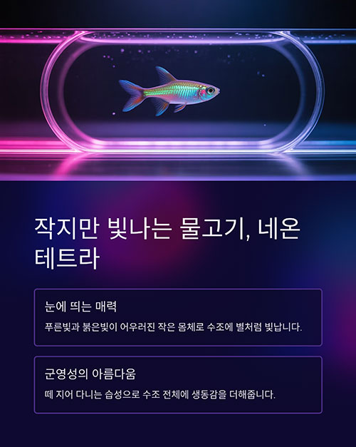 작지만 빛나는 물고기, 네온테트라