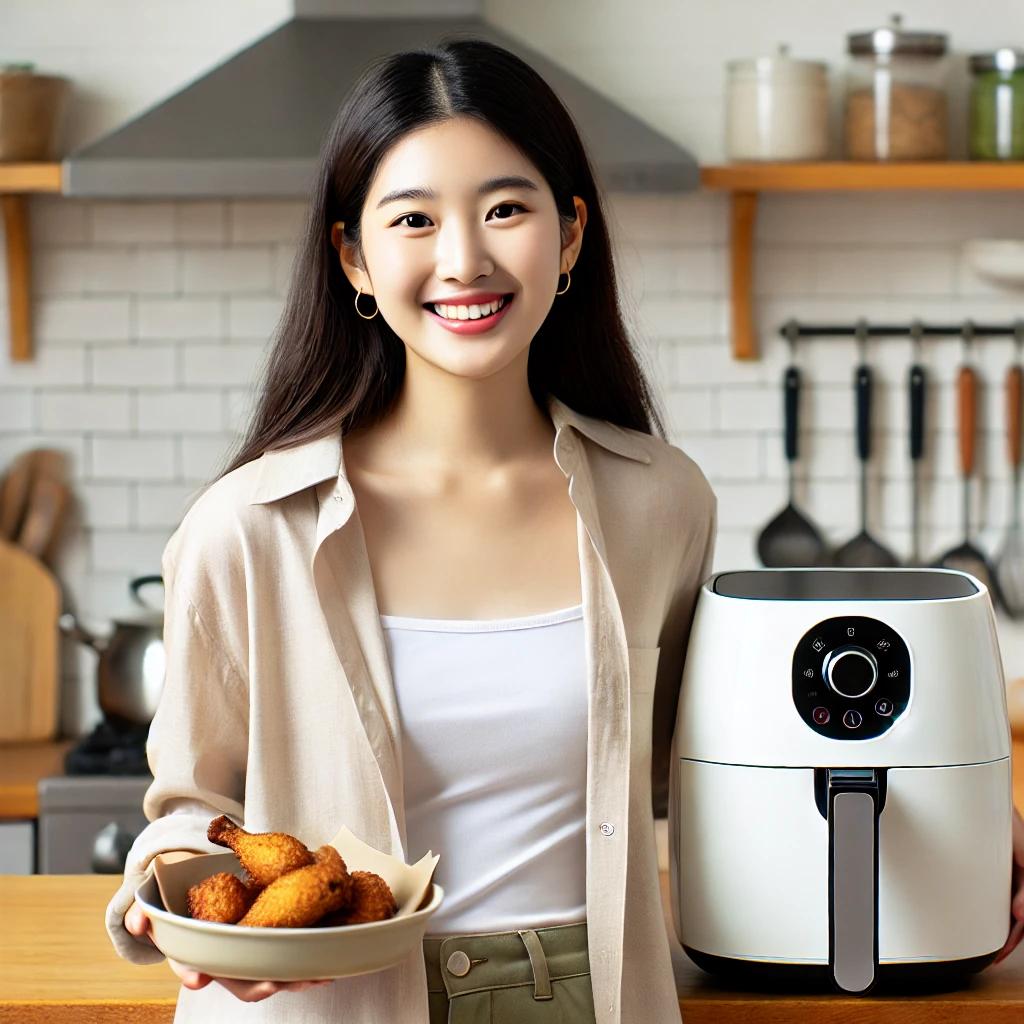 치킨 에어프라이어 데우기