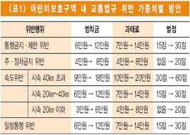 속도위반 범칙금 과태료