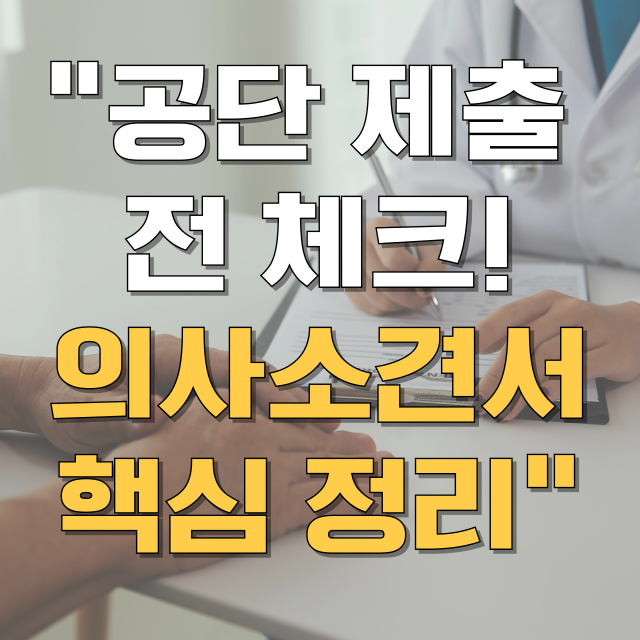 노인장기요양보험 의사소견서 총정리 블로그 글 대표 이미지