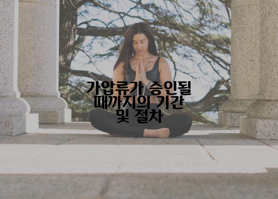 가압류가 승인될 때까지의 기간 및 절차