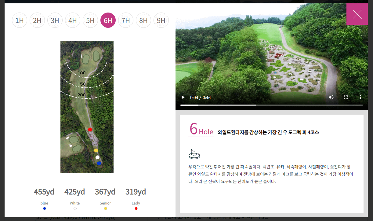 뉴스프링빌 컨트리클럽 알프스코스 6