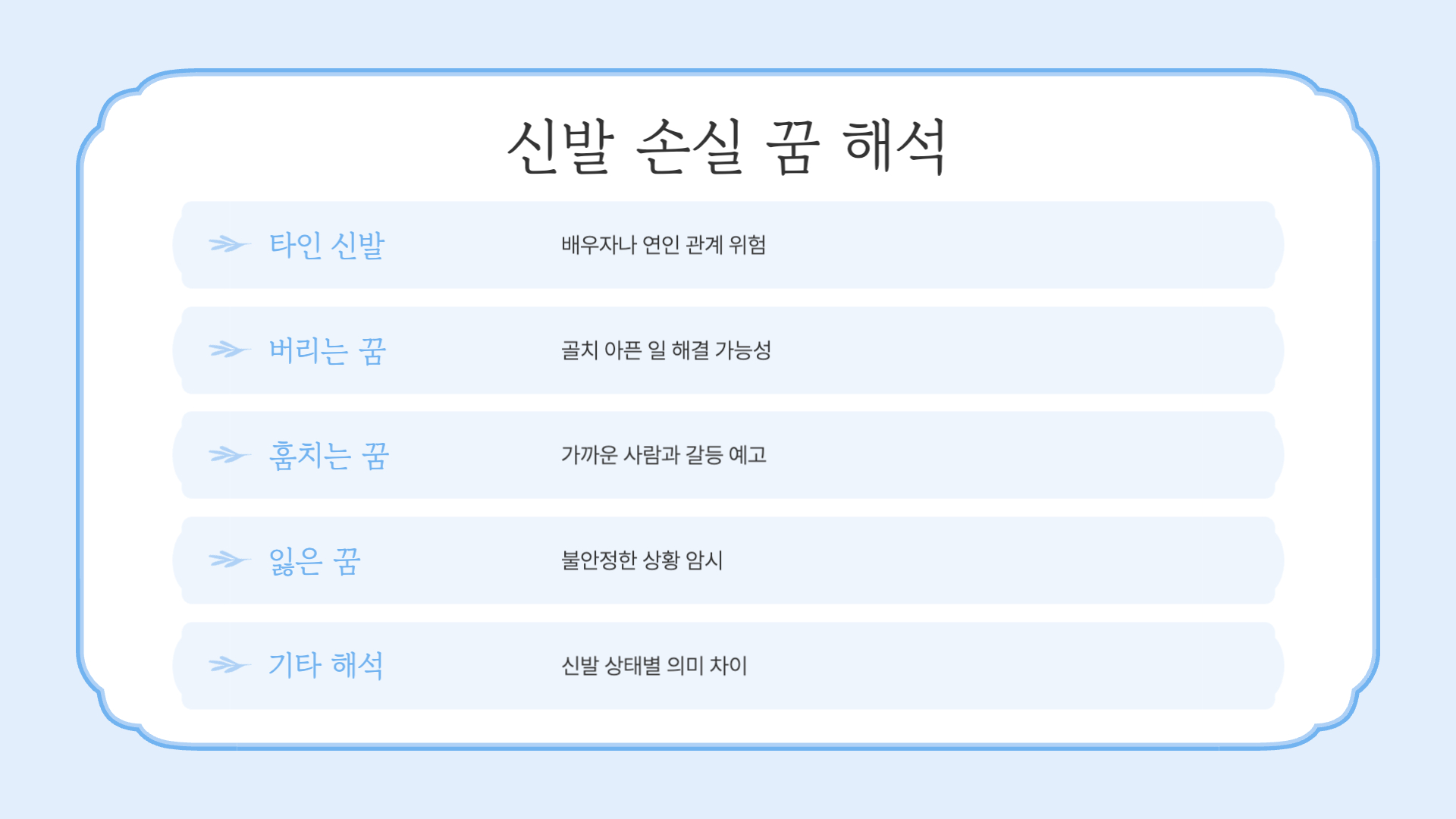 신발 잃어버리는 꿈해몽