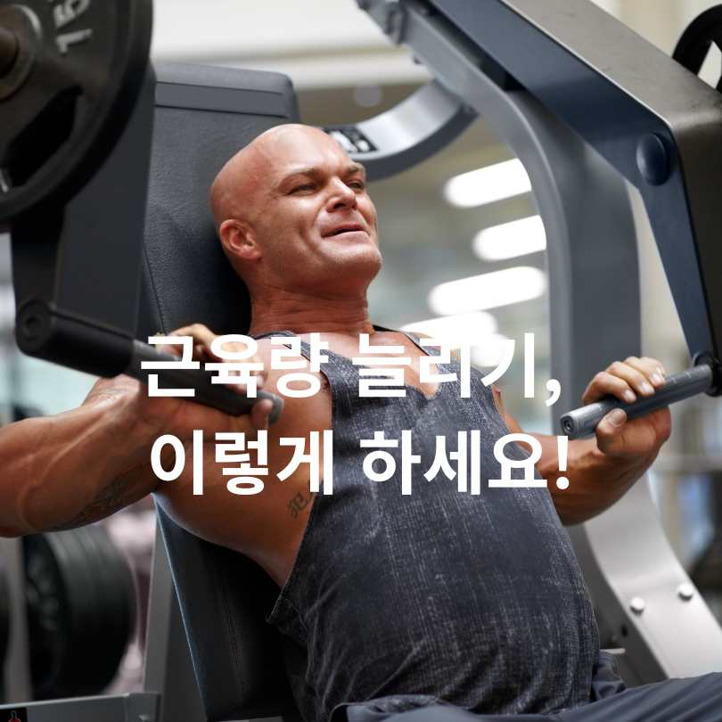근육량 정상범위와 근육량 늘리는 법