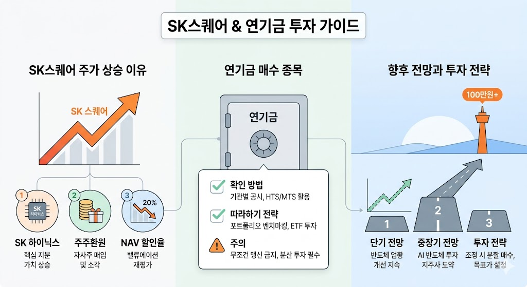 SK스퀘어 주가 상승 이유, 연기금 매수 종목 확인 및 따라하기 방법, 향후 전망과 투자 전략