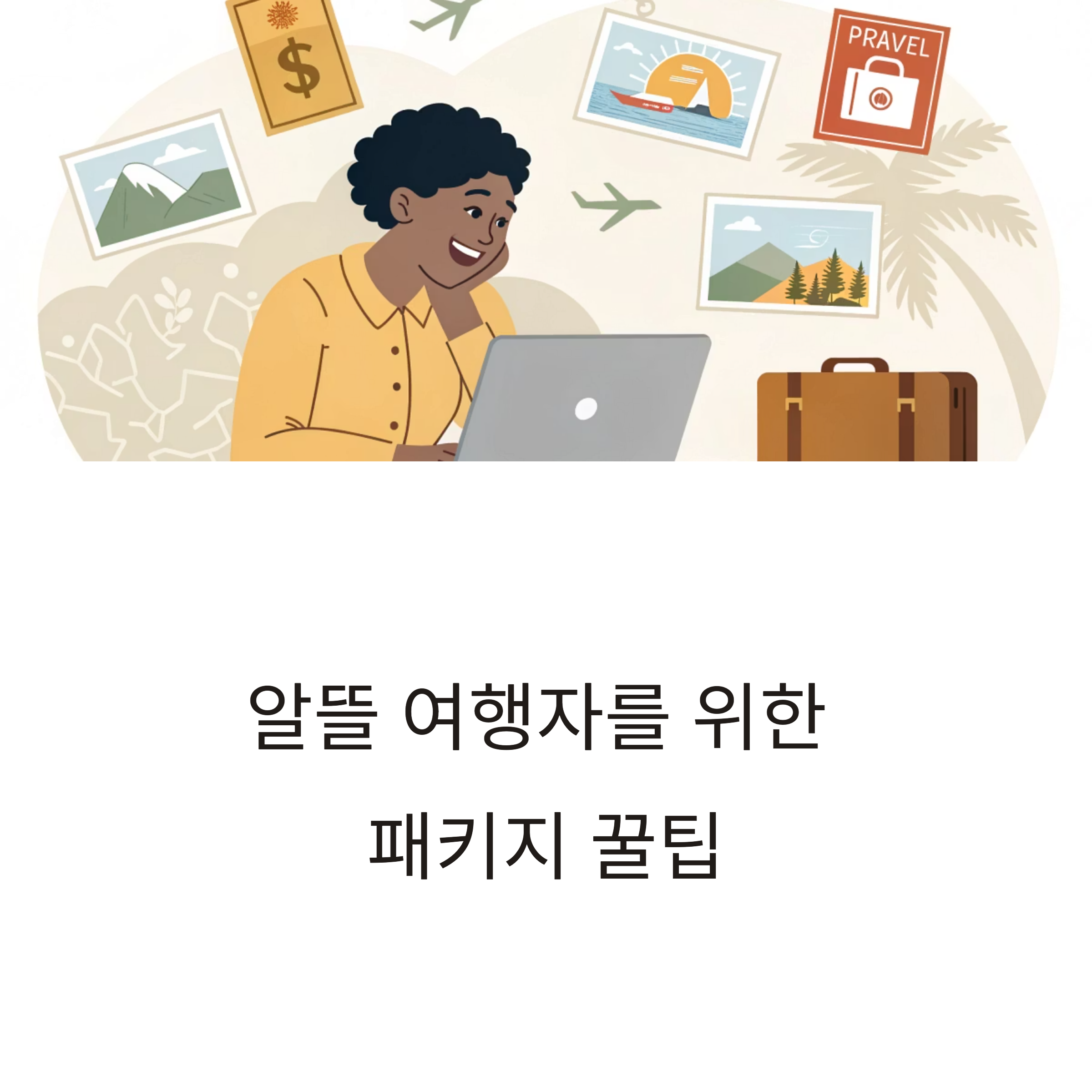 알뜰 여행자를 위한 패키지 꿀팁