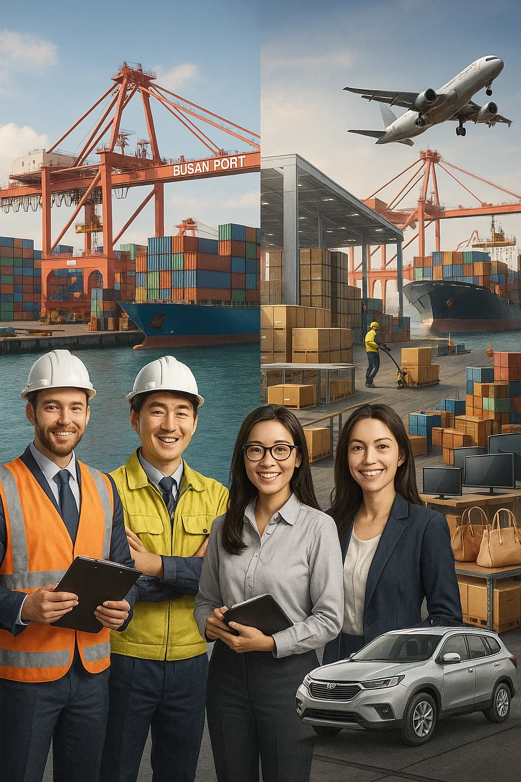 부산항의 지리적, 경제적 이점