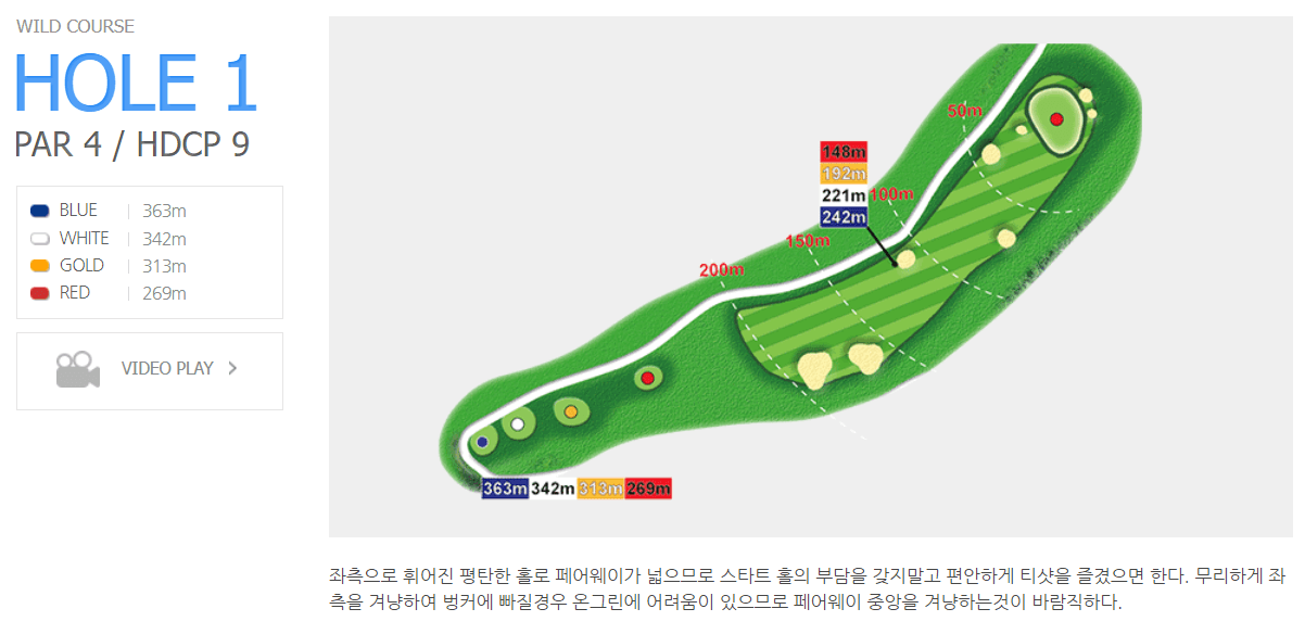 에코랜드 골프클럽 와일드코스 1