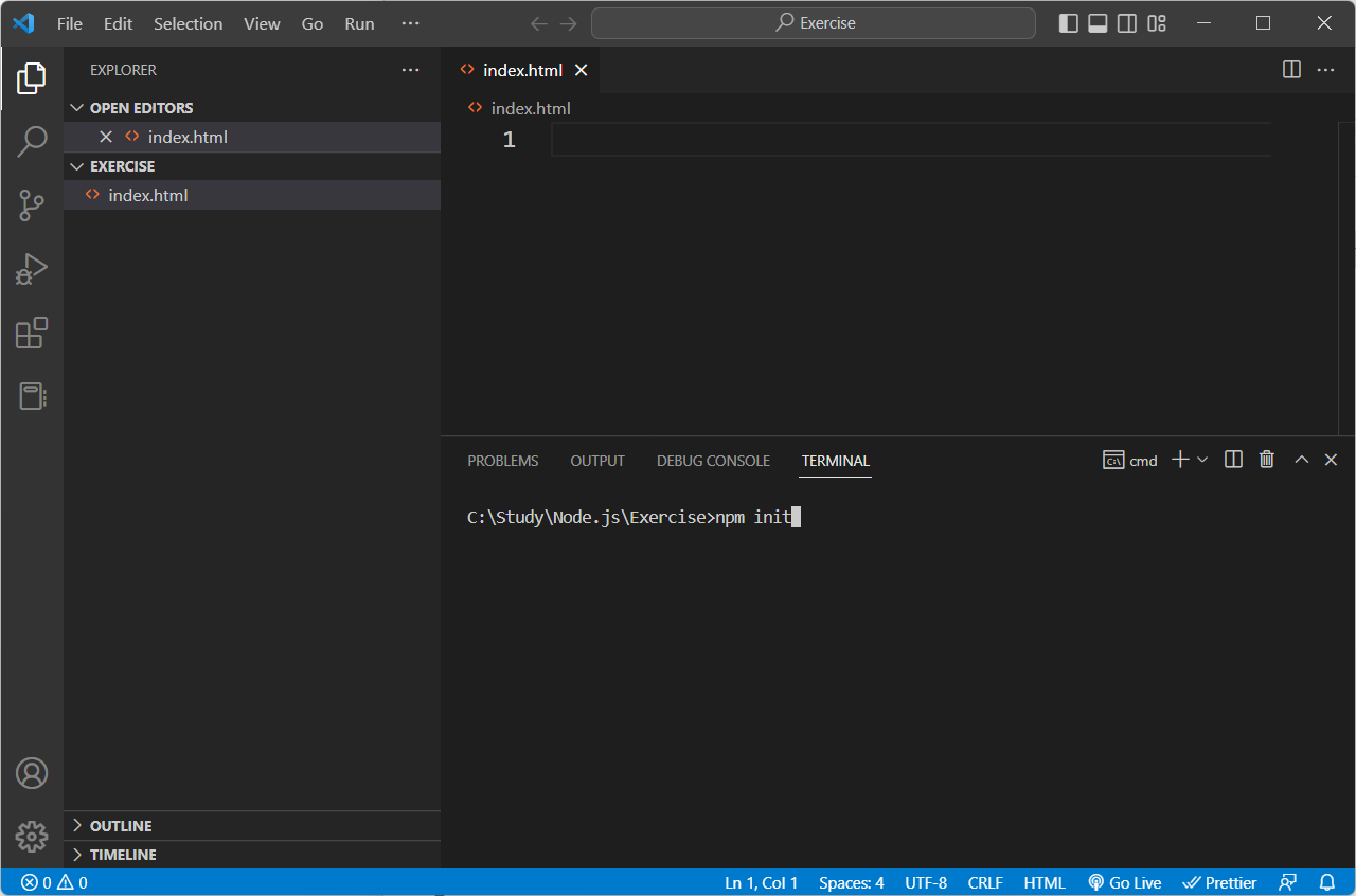 npm-init을-통해-node.js를-초기셋팅해줍니다.