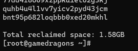 불필요 리소스 정리 결과