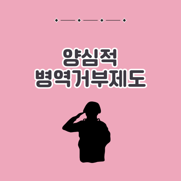 양심적 병역거부제도 알아보기