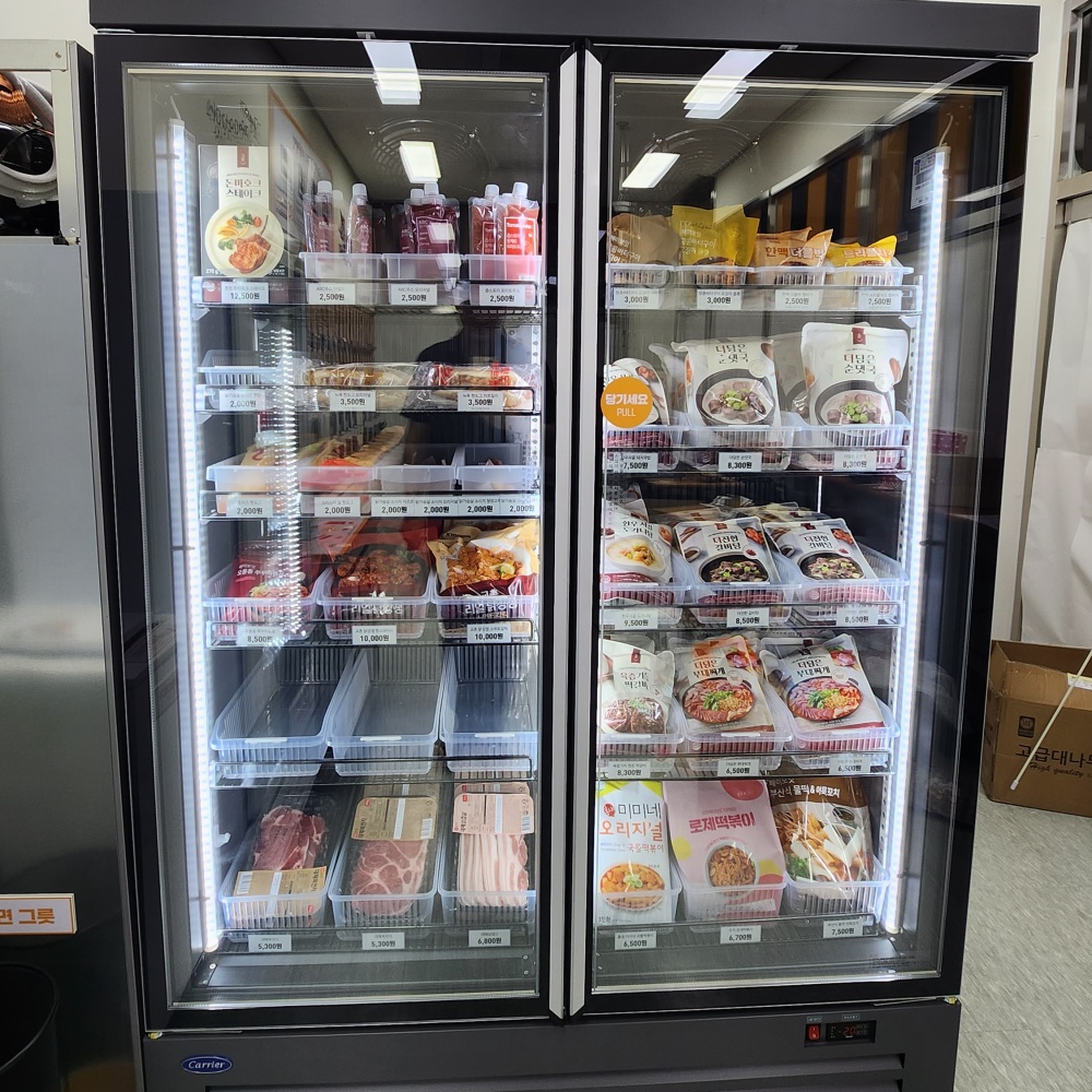 고양이라면가게 밀키트 대형 냉동고
