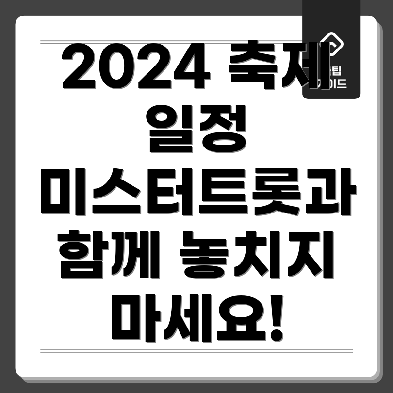 미스터트롯 축제