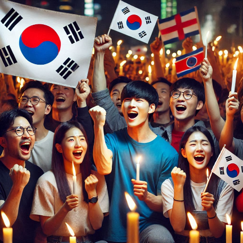 탄핵에 찬성하는 국민들