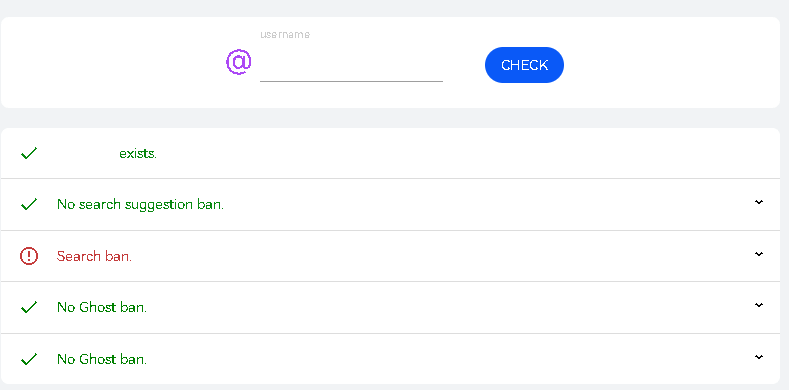 트위터 서치밴 확인