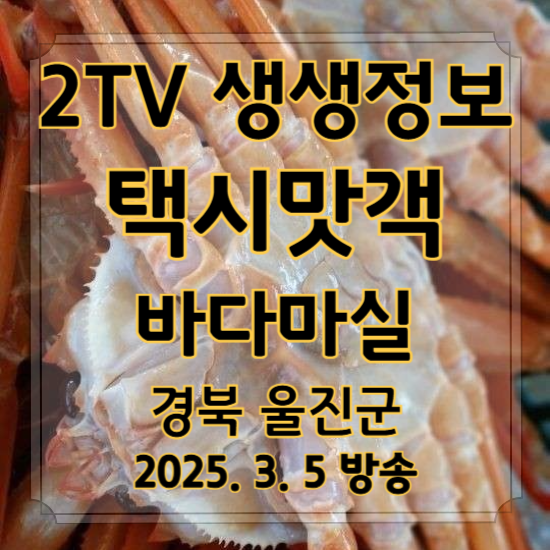 생생정보 택시맛객