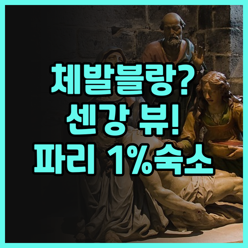 체발 블랑 파리 후기! 센 강 전망과..
