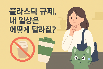 플라스틱 규제&amp;#44; 내 일상은 어떻게 달라질까?