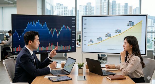 다주택자 양도세 고민과 배당 ETF 투자 비교 상황 이미지