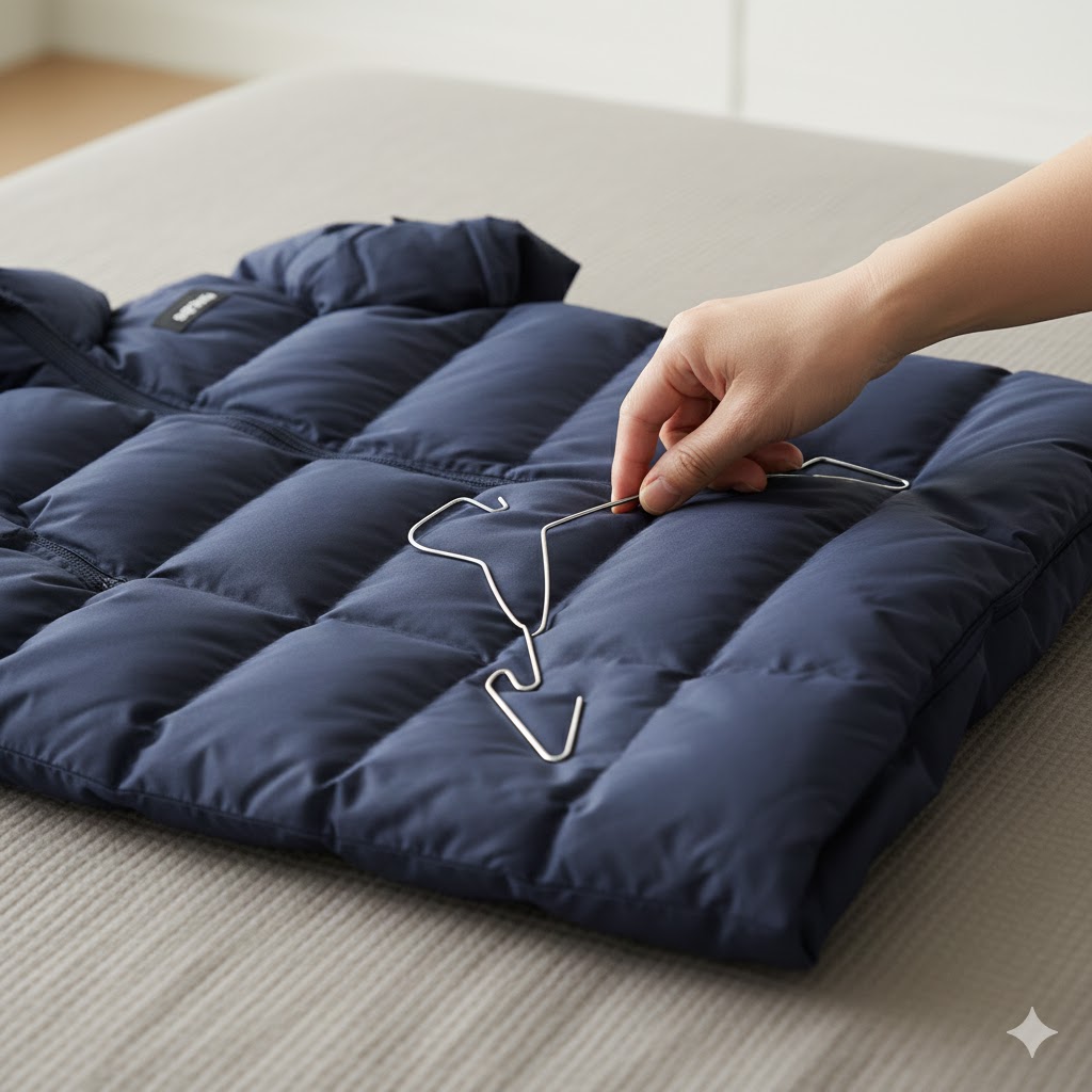 납작해진 패딩 살리는 법