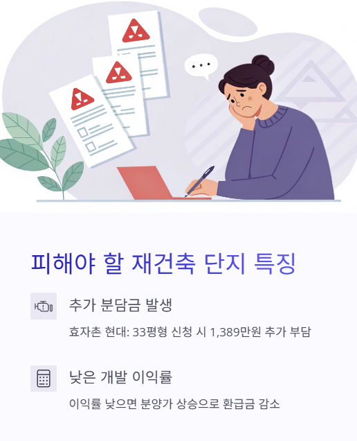 피해야 할 재건축 단지 특징