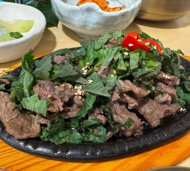 충주-뽕잎정식-실희원-뽕잎불고기