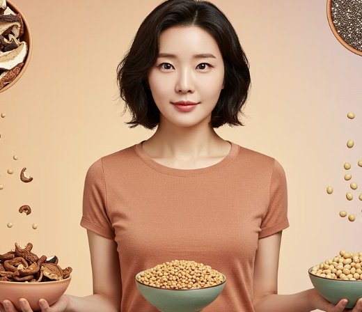 식이섬유 음식 순위 : 말린 목이버섯&amp;#44; 콩류&amp;#44; 치아씨드