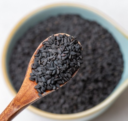 한국의 떡 종류 오메기떡-흑임자