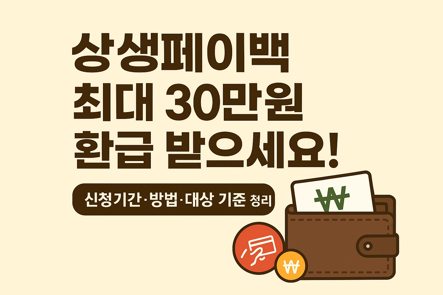 상생페이백 최대 30만원 환급!
