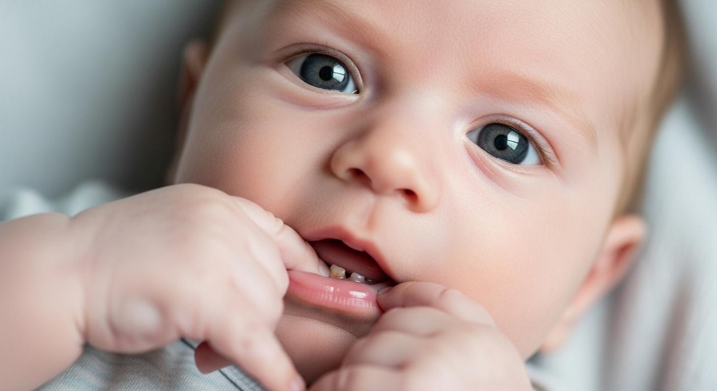 신생아 이빨 나는 시기