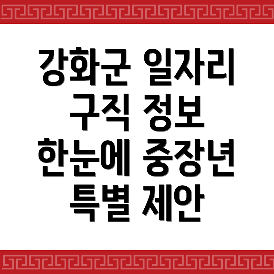 강화군 일자리