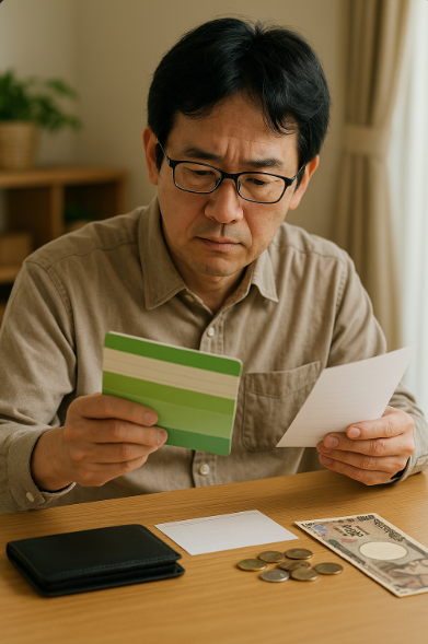 세금 및 사회보험 체납이 있는지 확인하는 모습입니다.