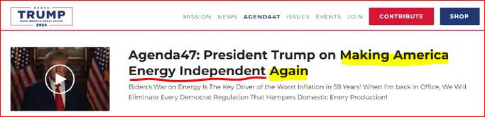 어젠다47 중 에너지