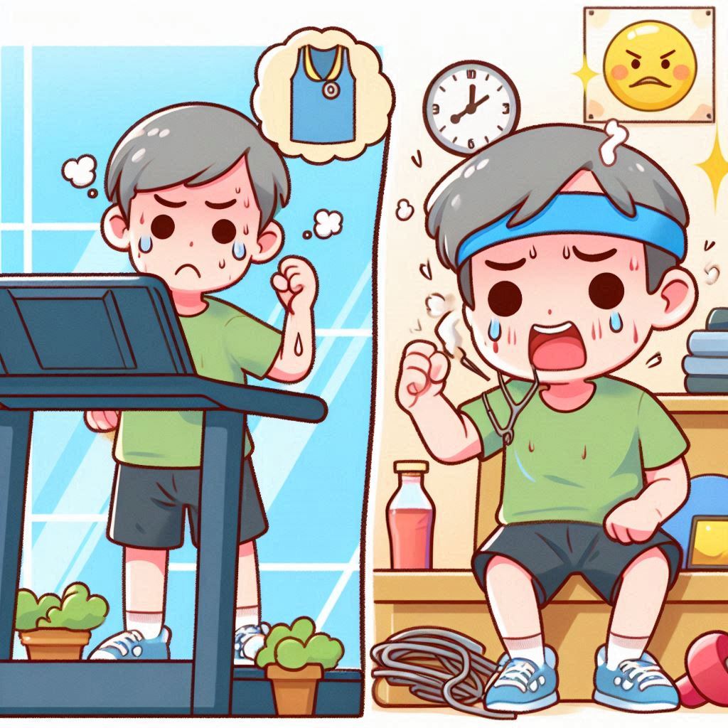 몸이 완전 망가진 것 같아