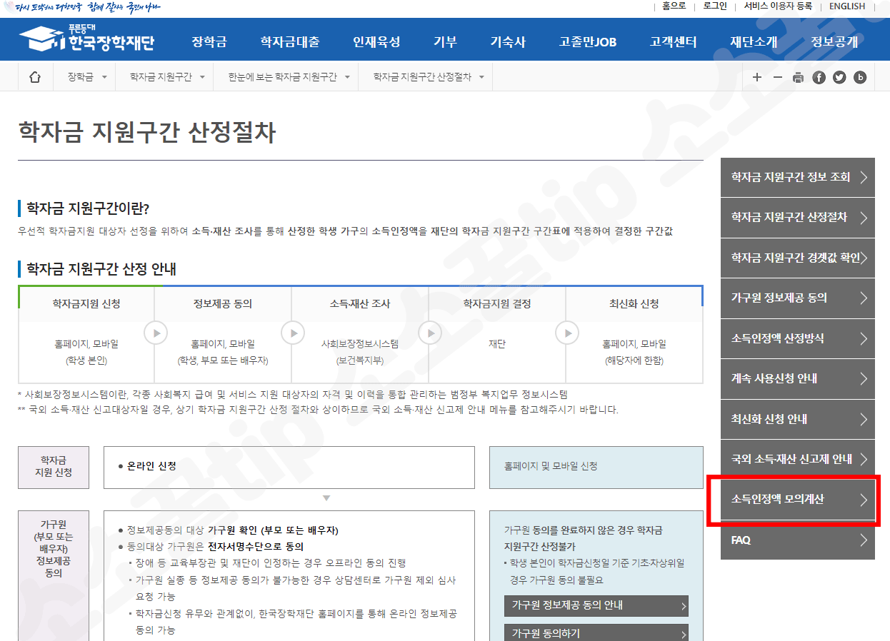 2024 국가장학금 소득 분위 기준 2차 신청방법