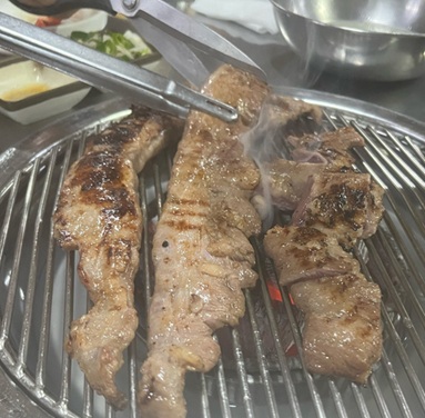 통삼겹 바베큐