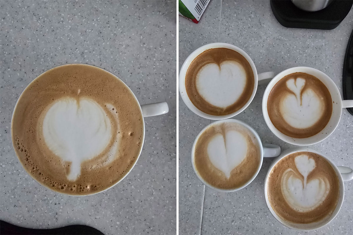 오늘의 라떼아트 연습 2