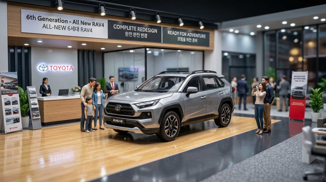 토요타 올 뉴 RAV4 6세대 전면 외관 2026
