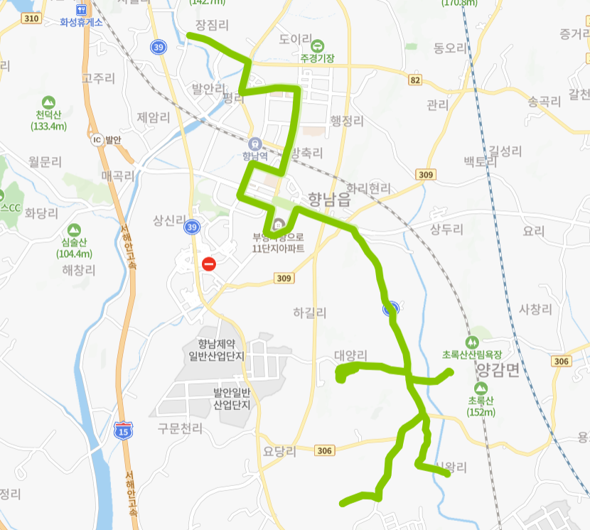 화성-78번-버스-노선-지도