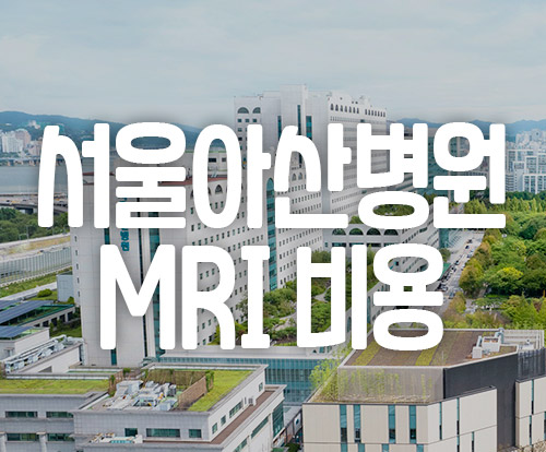 서울아산병원 mri 비용