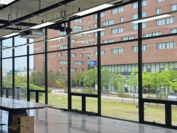 송도강화유리문