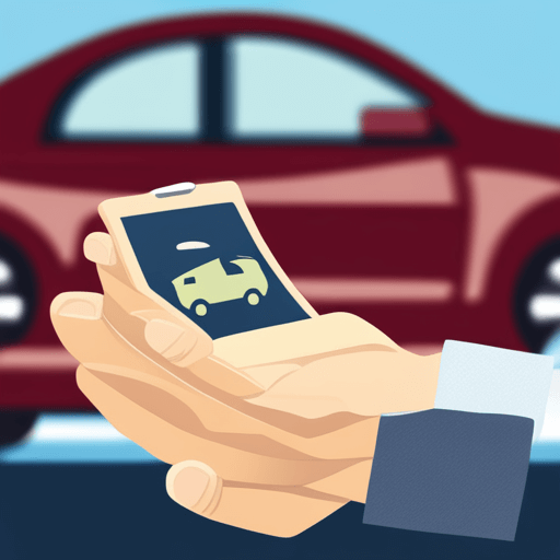 자동차-환급금-관련-이미지로-사람이-휴대폰이-사람-손에-들려-있는-일러스트-이미지