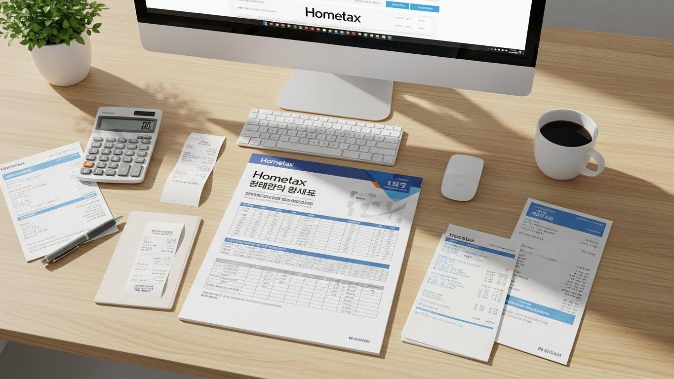 홈택스 연말정산 수정신고 하는 방법