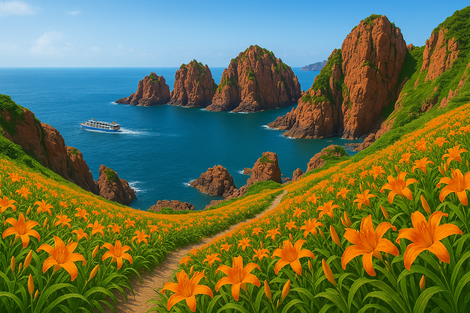 2025 신안 섬 원추리 꽃 축제