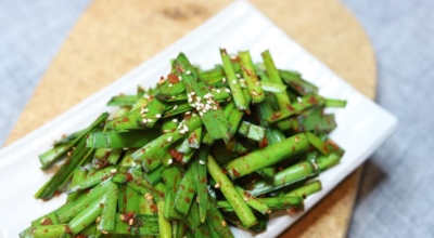 부추무침이미지