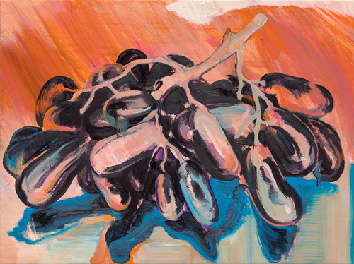 이은새,Grapes, 2025, Oil on canvas, 60 x 80 cm