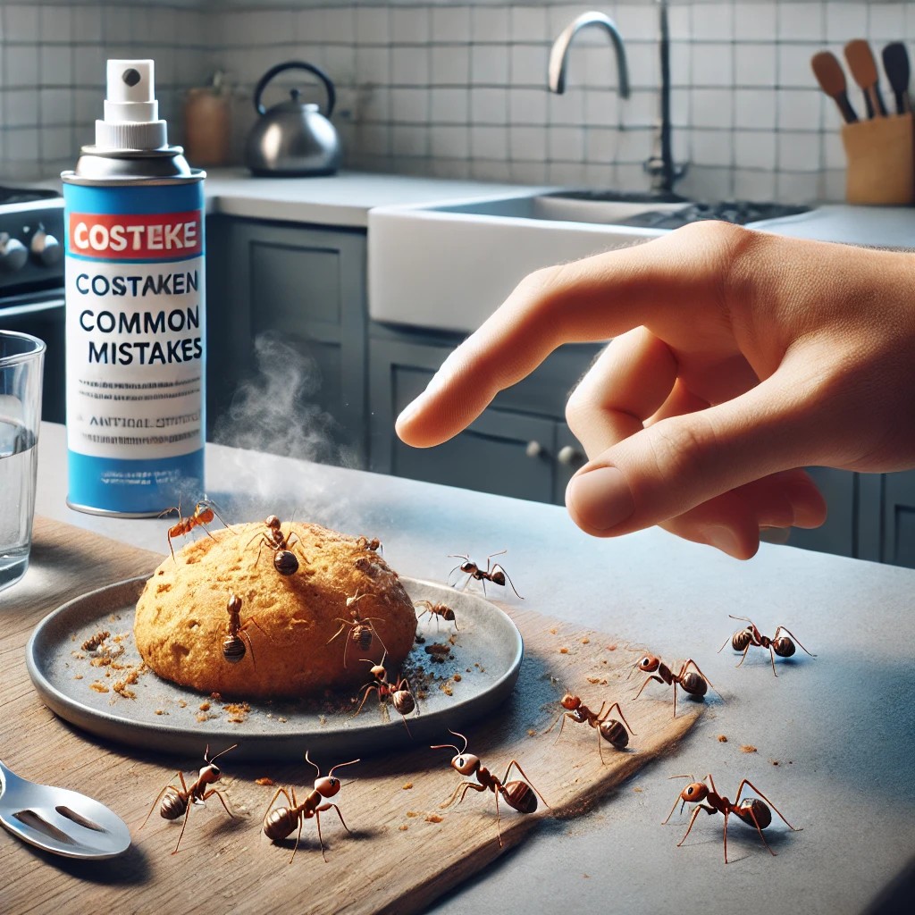 집에 개미가 생겼을 때 절대 하면 안 되는 행동