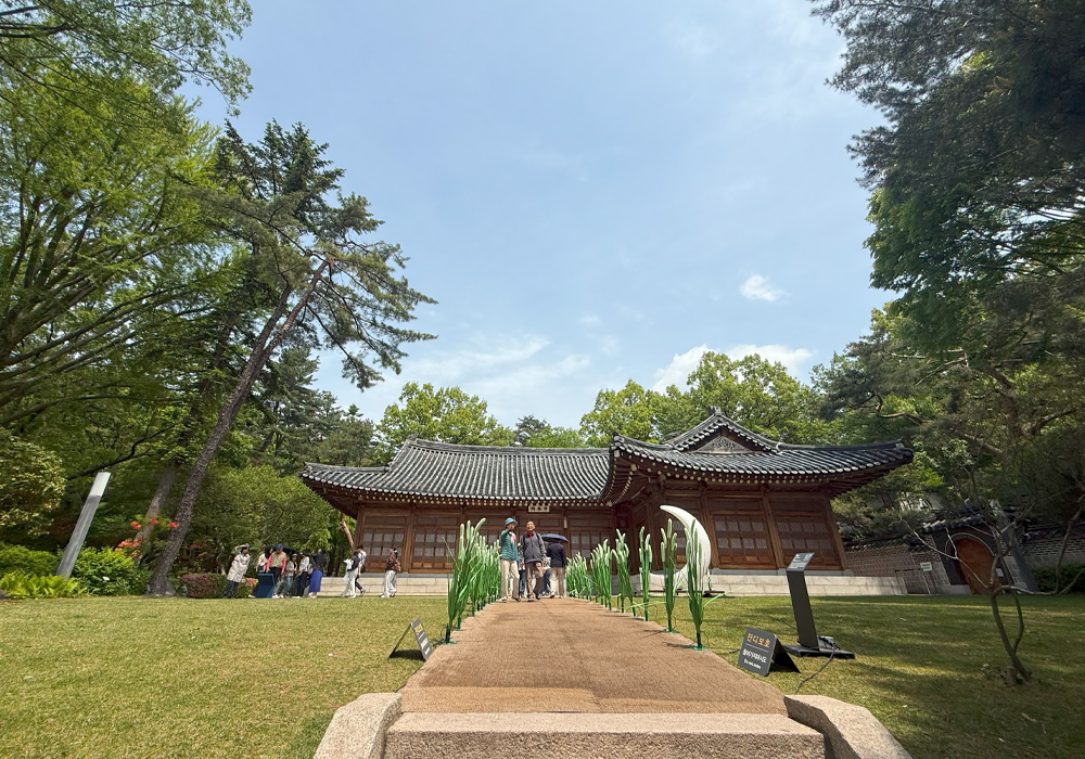 상춘재 (常春齋) 앞 마당 들머리길