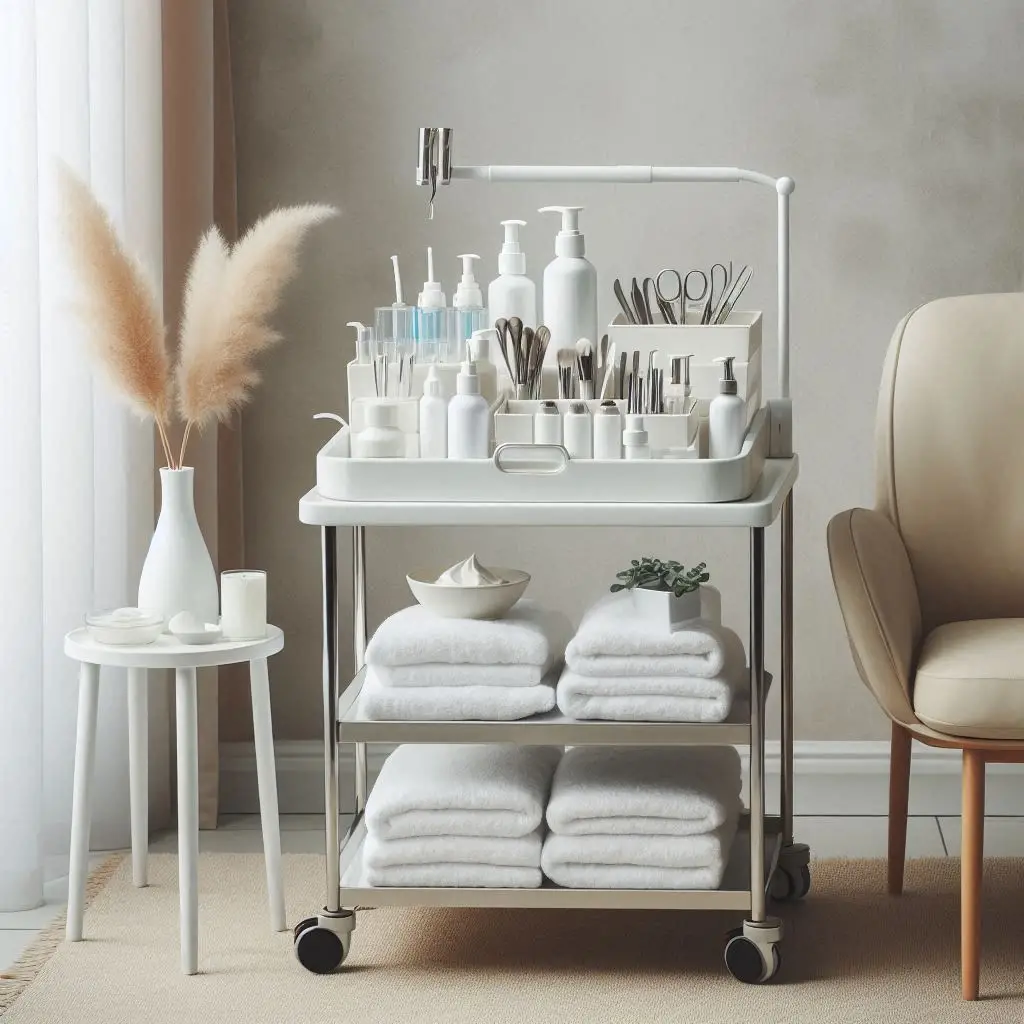 피부,체형관리 샵 배경